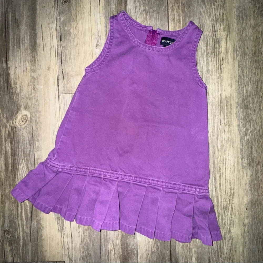 Ralph Lauren Purple Kids Casual Dress